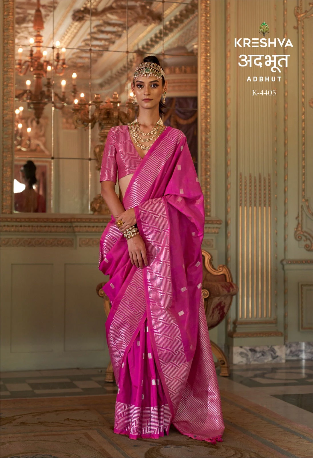 Kreshva Adbhut P V Super Fine Silk Zari Weaving Saree Collection