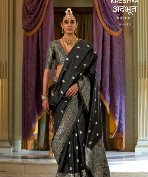 Kreshva Adbhut P V Super Fine Silk Zari Weaving Saree Collection