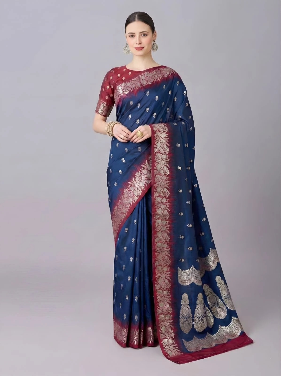 Mb 1109 Premium Soft Banarasi Silk Zari Weaving Saree Collection