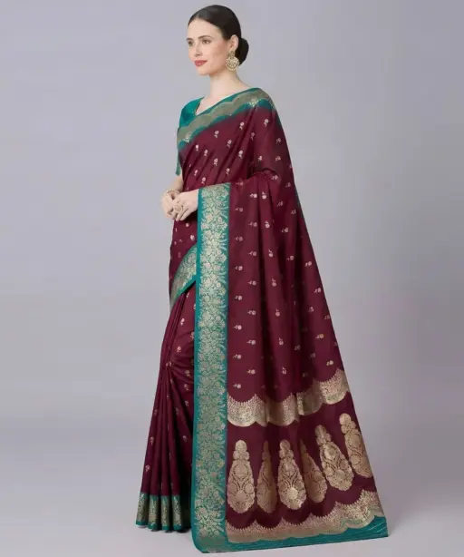 Mb 1109 Premium Soft Banarasi Silk Zari Weaving Saree Collection