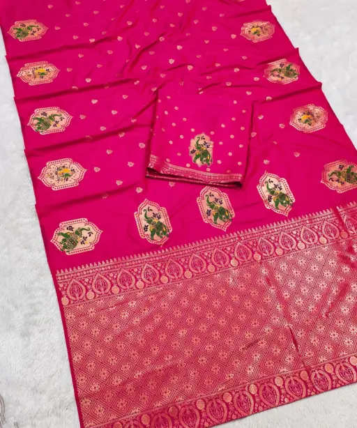 Mb 6316 Premium Banarasi Silk Zari Weaving Saree Collection