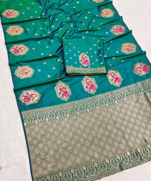 Mb 6316 Premium Banarasi Silk Zari Weaving Saree Collection