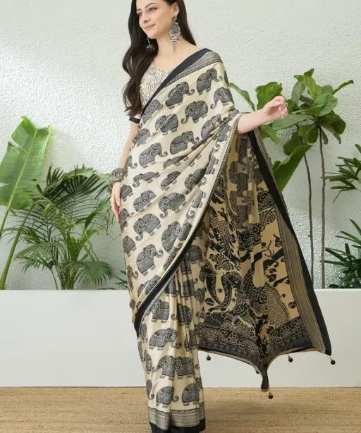 Raga Vol 3 Semi Modal Printed Saree Collection