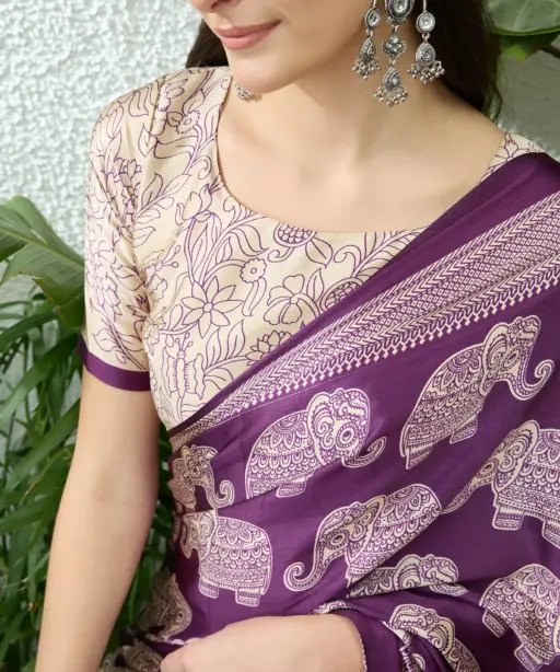 Raga Vol 3 Semi Modal Printed Saree Collection