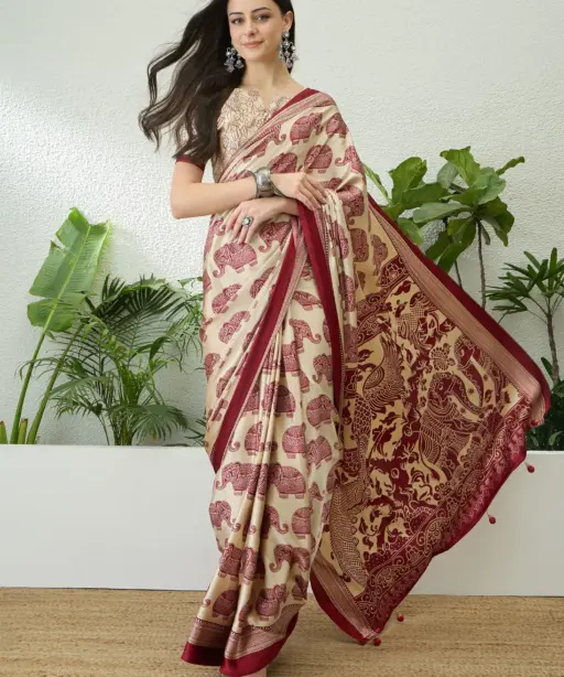 Raga Vol 3 Semi Modal Printed Saree Collection