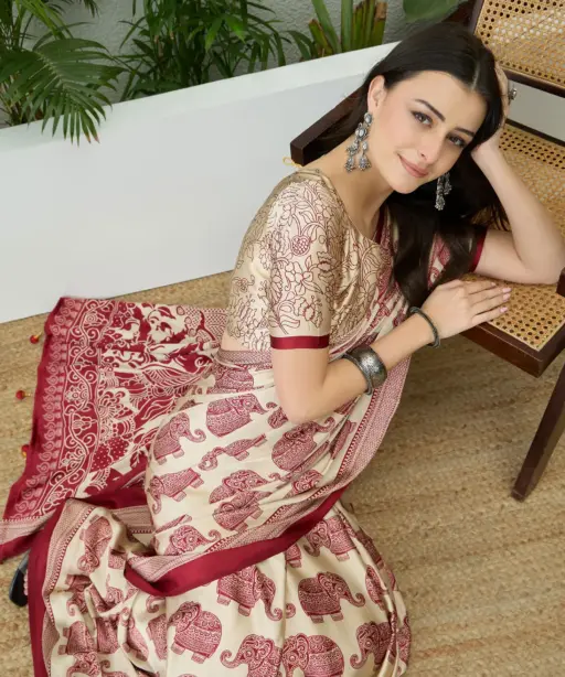 Raga Vol 3 Semi Modal Printed Saree Collection