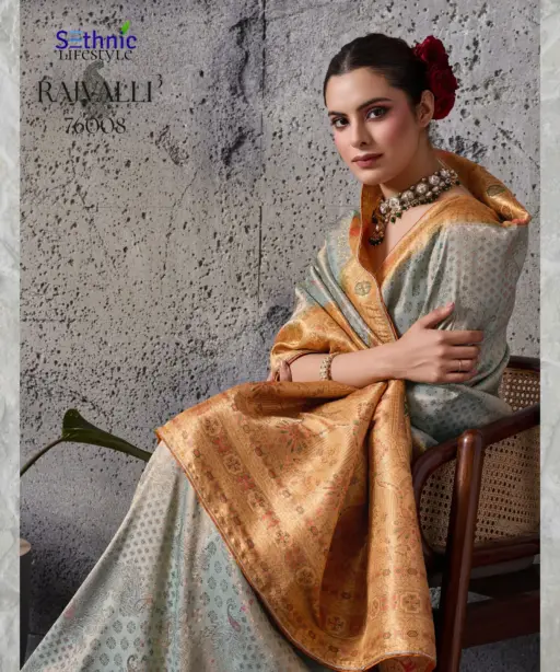 Sethnic Rajvalli 3 Pure Kanjivaram Silk Traditional Wear Saree