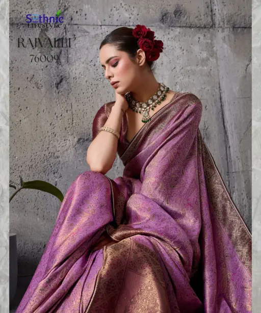 Sethnic Rajvalli 3 Pure Kanjivaram Silk Traditional Wear Saree