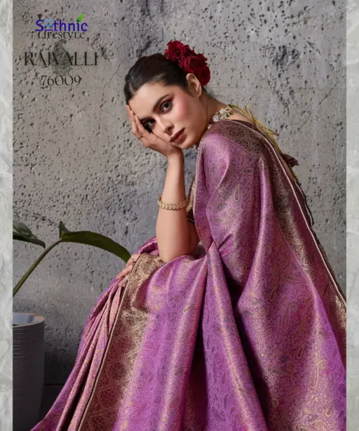 Sethnic Rajvalli 3 Pure Kanjivaram Silk Traditional Wear Saree