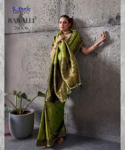 Sethnic Rajvalli 3 Pure Kanjivaram Silk Traditional Wear Saree