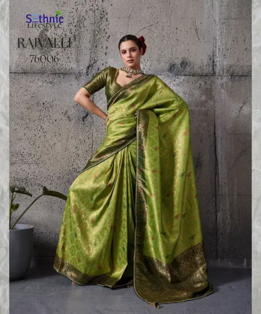 Sethnic Rajvalli 3 Pure Kanjivaram Silk Traditional Wear Saree