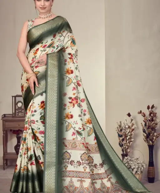 Shc Axali Vol 1 Cotton Silk Digital Printed Saree Collection