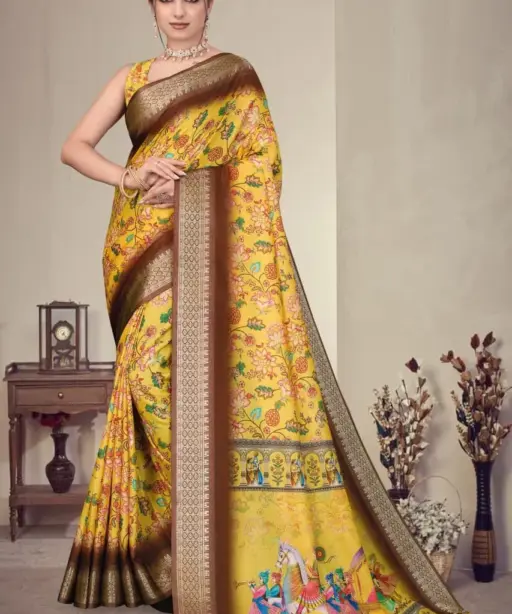 Shc Axali Vol 1 Cotton Silk Digital Printed Saree Collection