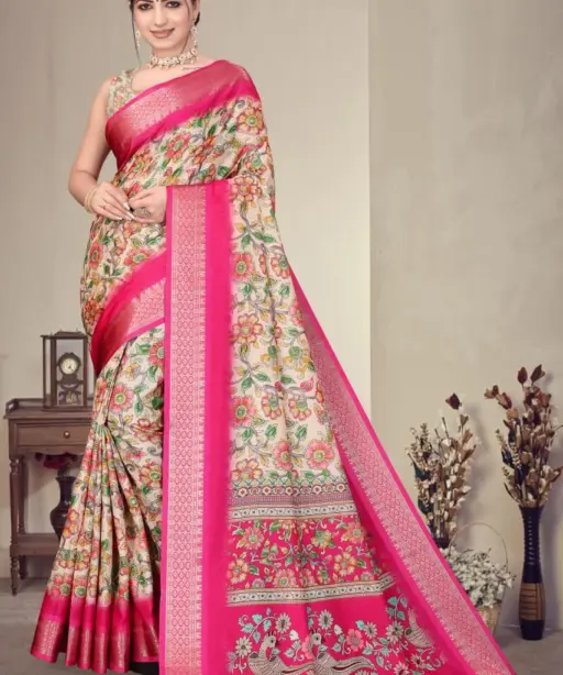 Shc Axali Vol 1 Cotton Silk Digital Printed Saree Collection