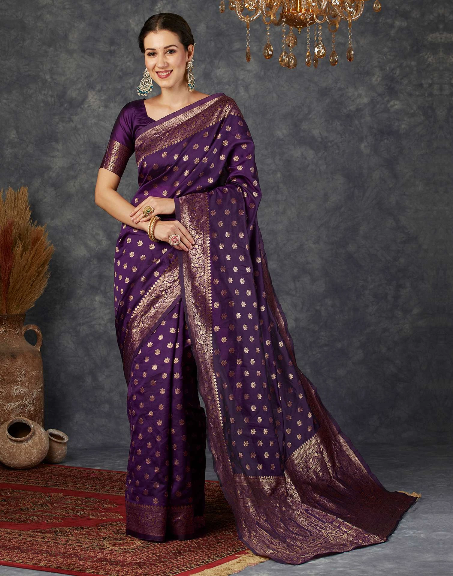 Sm Pari 122 Leem Silk Woven Work Festival Saree Collection