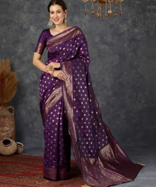 Sm Pari 122 Leem Silk Woven Work Festival Saree Collection