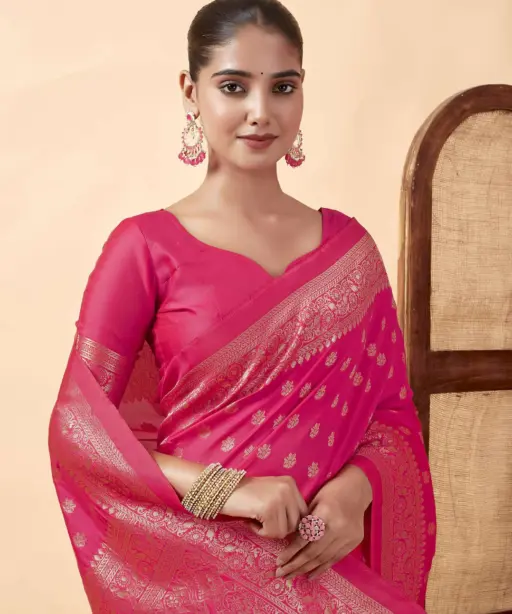 Sm Pari 122 Leem Silk Woven Work Festival Saree Collection