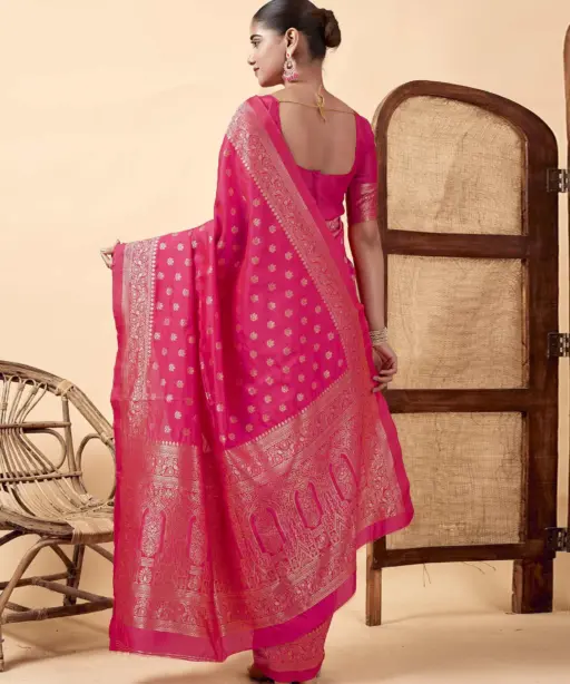 Sm Pari 122 Leem Silk Woven Work Festival Saree Collection