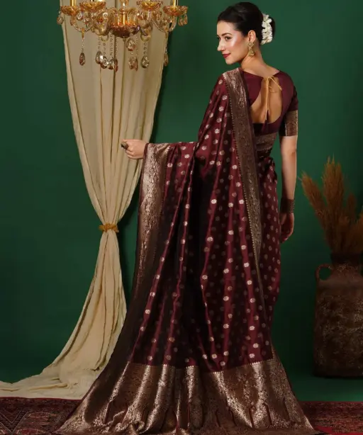 Sm Pari 122 Leem Silk Woven Work Festival Saree Collection