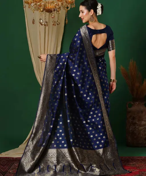 Sm Pari 122 Leem Silk Woven Work Festival Saree Collection