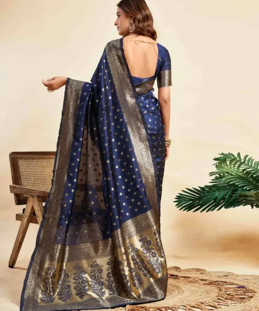 Sm Pari 159 Silk Woven Work Traditional Saree Collection