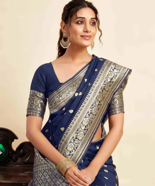 Sm Pari 160 Silk Woven Work Festival Wear Saree Collection