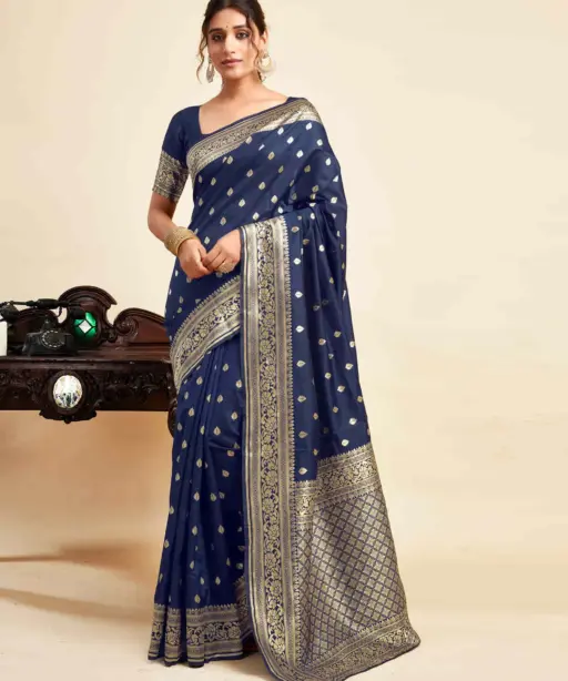 Sm Pari 160 Silk Woven Work Festival Wear Saree Collection
