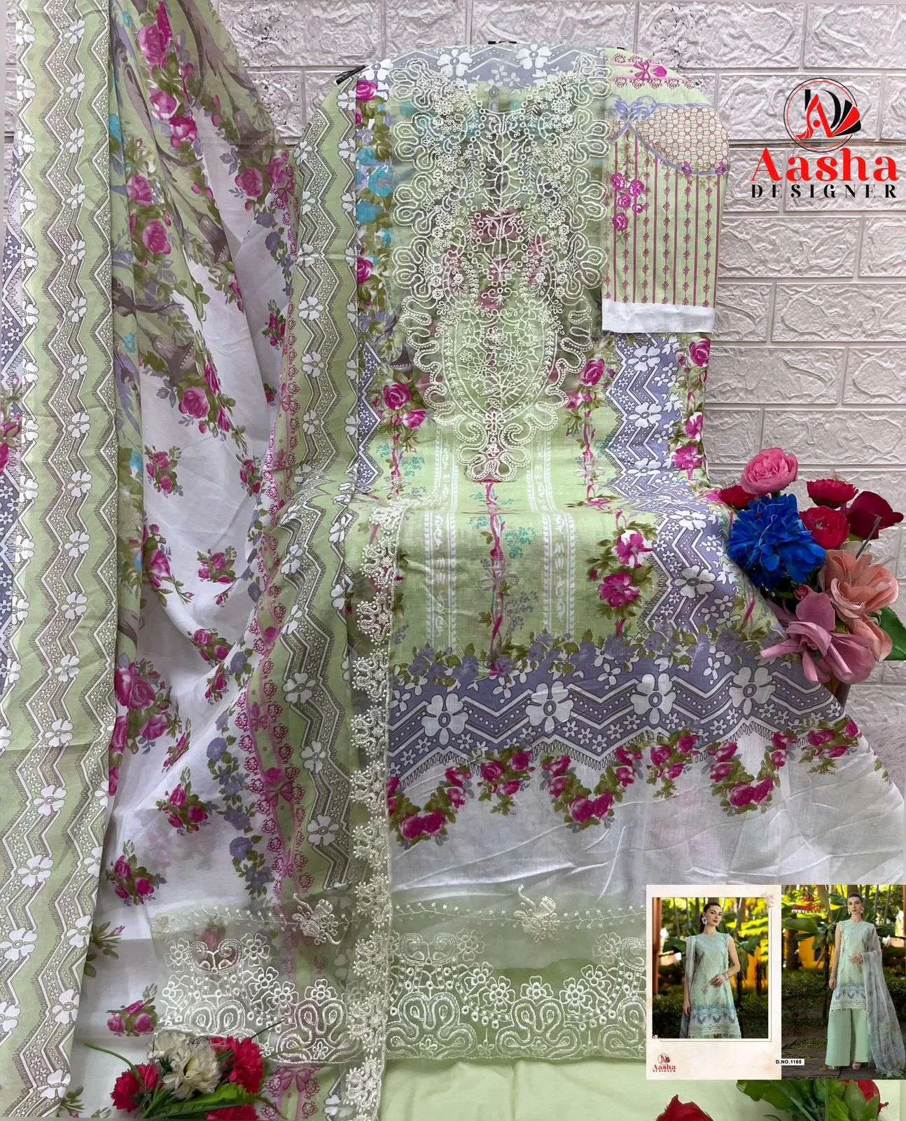 Aasha Designer Design No - 1163