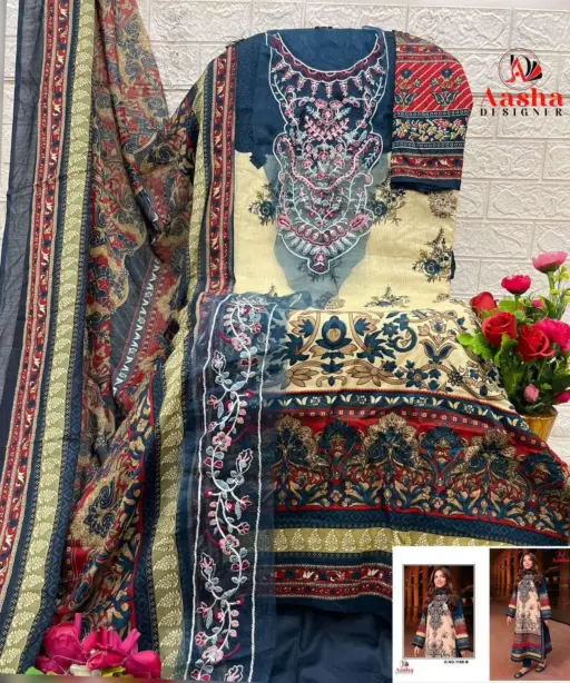 Aasha Designer Design No - 1180