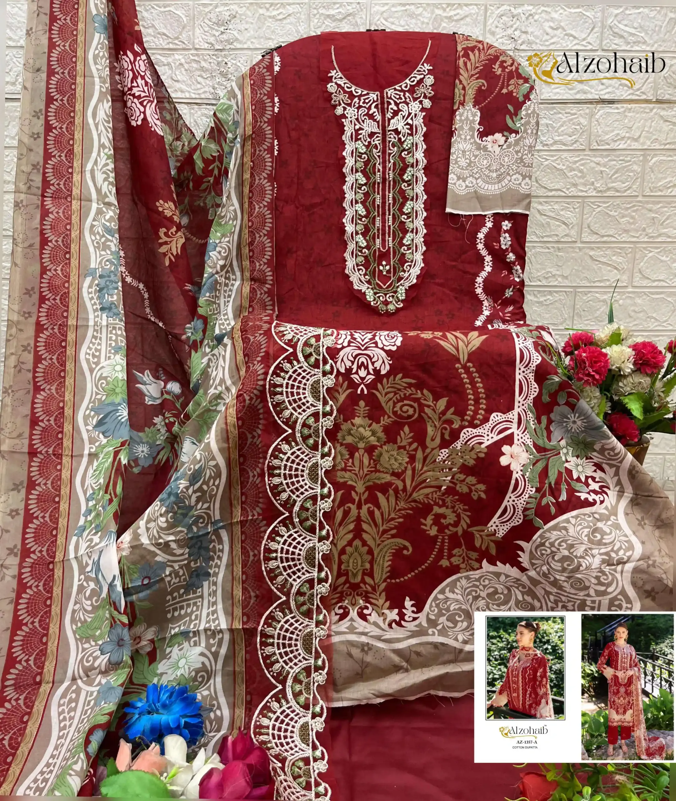 Al Zohaib Design No - 1351 Ab - 1357 Ab