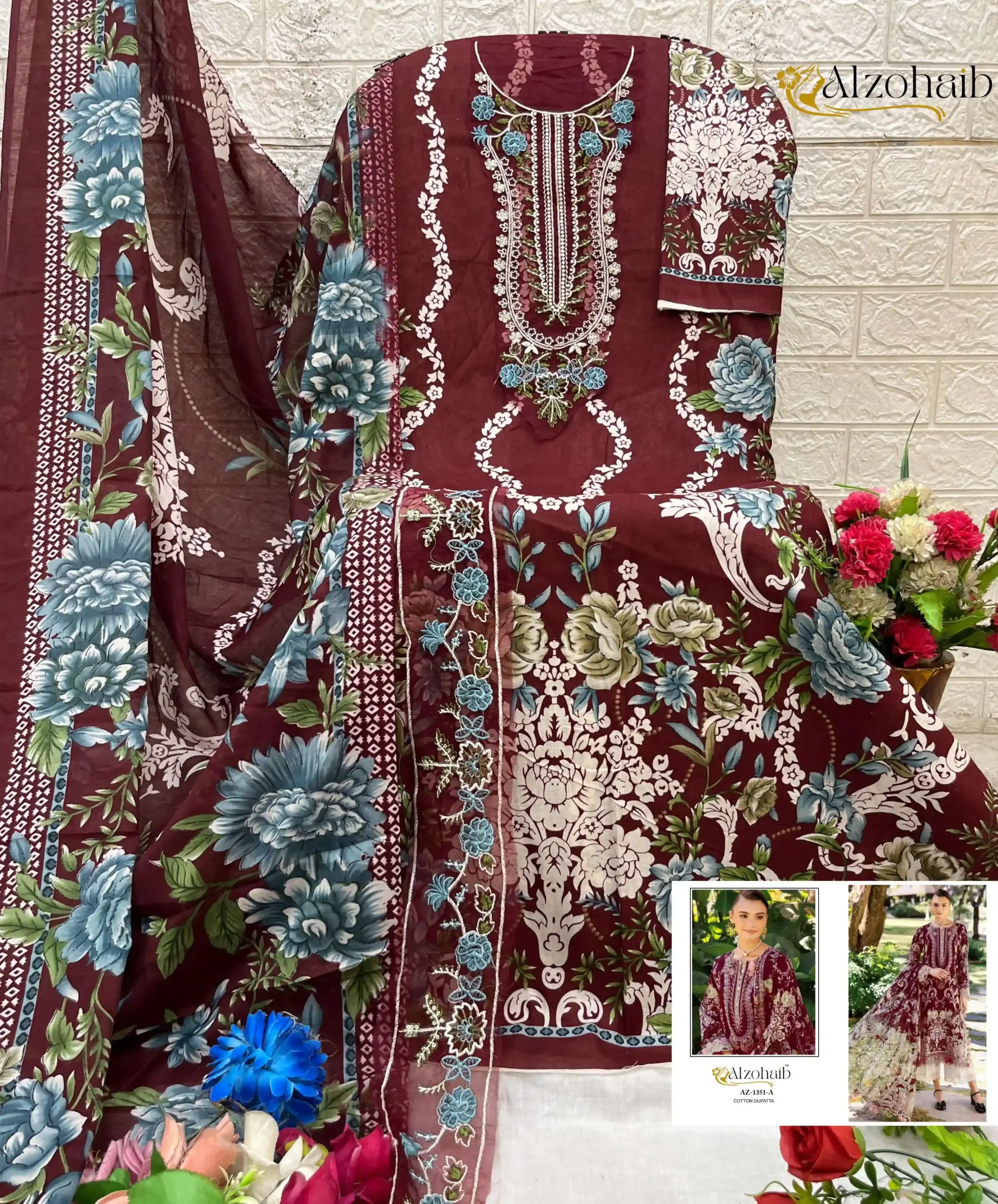 Al Zohaib Design No - 1351 Ab - 1357 Ab