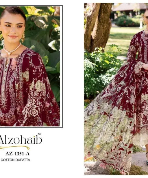Al Zohaib Design No - 1351 Ab - 1357 Ab