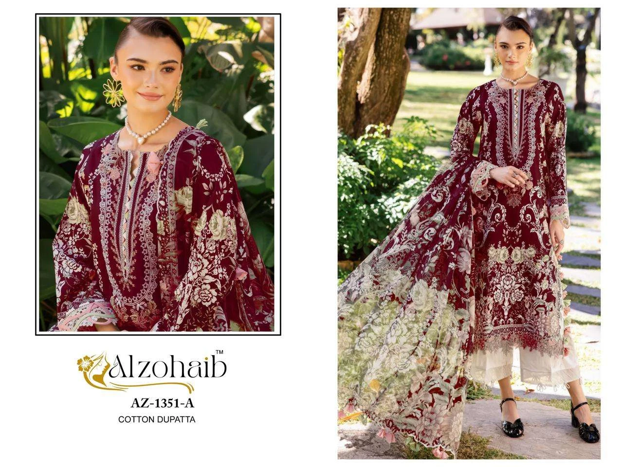 Al Zohaib Design No - 1351 Ab - 1357 Ab