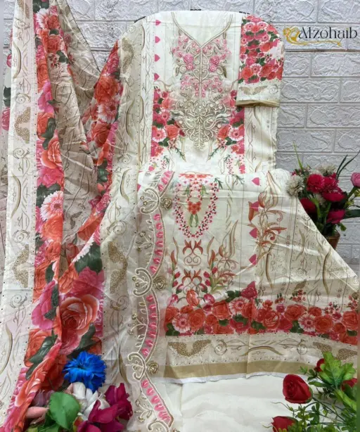 Al Zohaib Design No - 1366 Ab - 1367 Ab