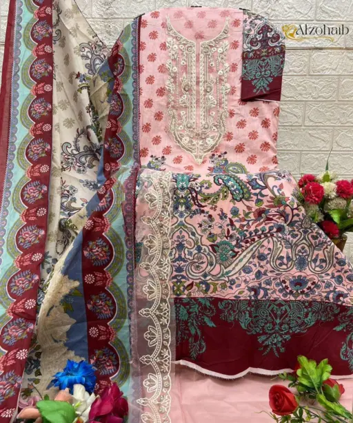 Al Zohaib Design No - 1366 Ab - 1367 Ab