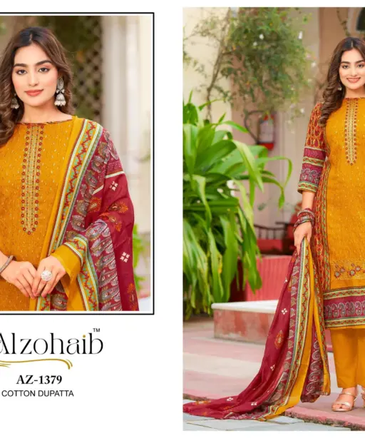 Al Zohaib Design No - 1378-1379-1380-1381