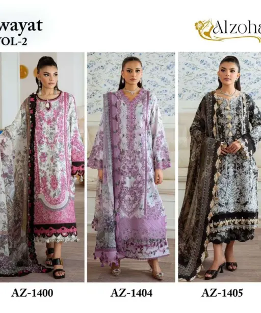 Al Zohaib Design No - 1398-1400-1404-1405-1407