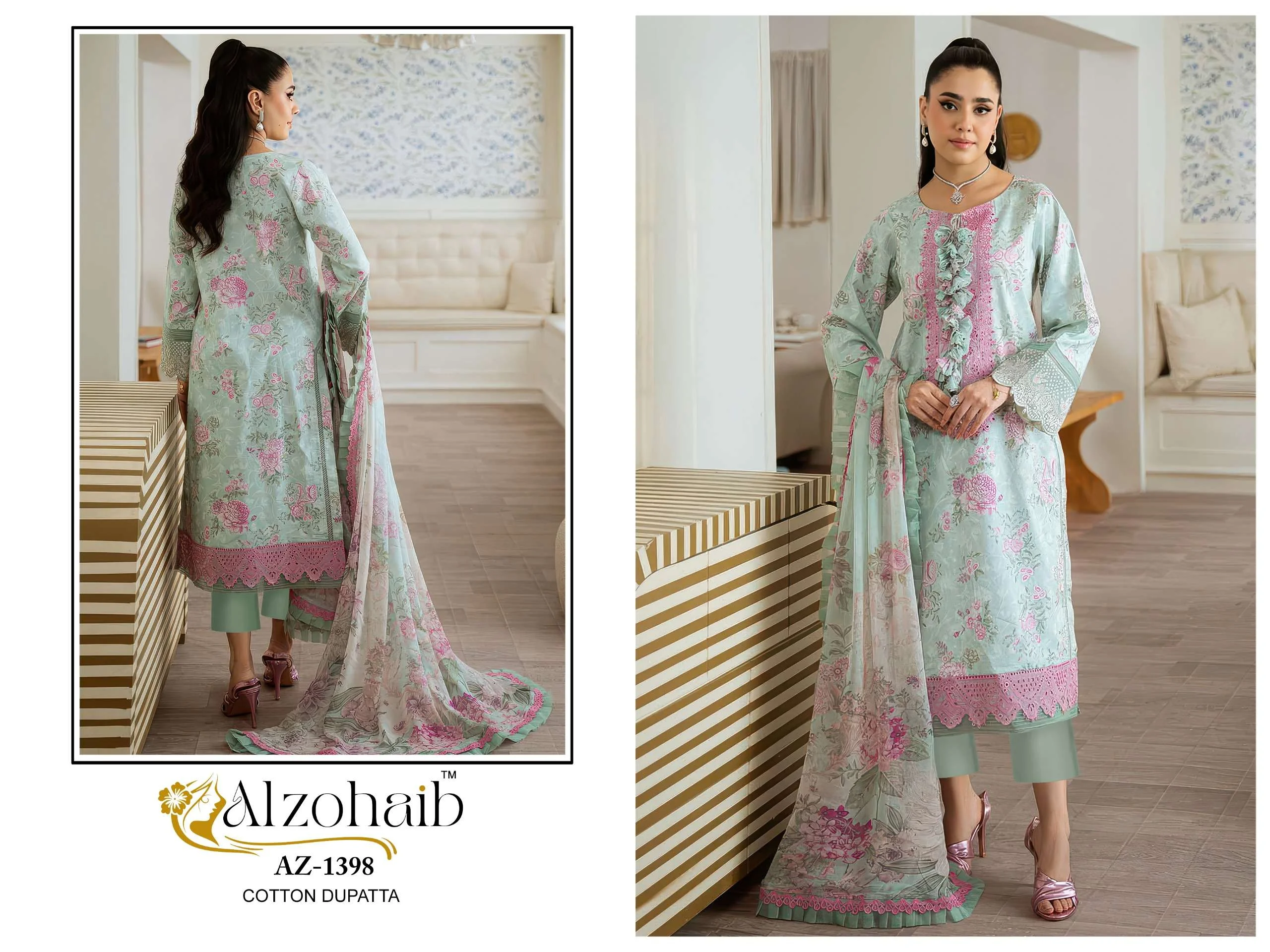 Al Zohaib Design No - 1398-1400-1404-1405-1407