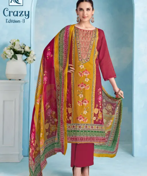 Alok Suits Crazy Edition Vol 3