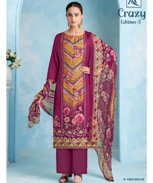 Alok Suits Crazy Edition Vol 3