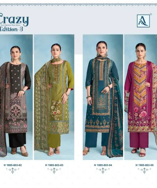 Alok Suits Crazy Edition Vol 3