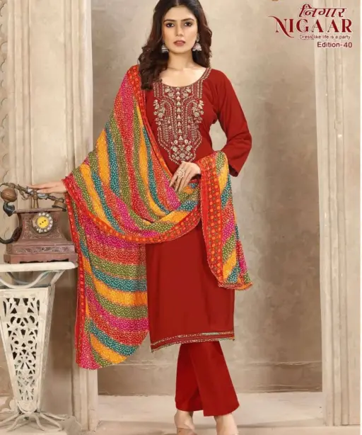 Alok Suits Nigaar Vol 40