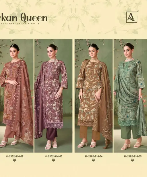 Alok Suits Zarkan Queen
