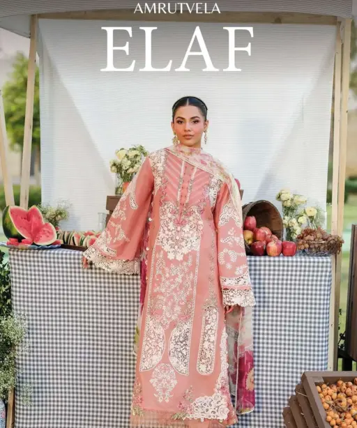 Amrutvela Elaf Luxury Lawn Collection Vol 4