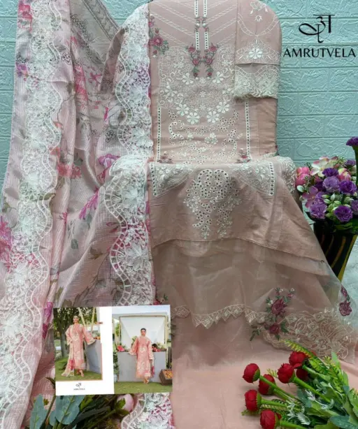 Amrutvela Elaf Luxury Lawn Collection Vol 4