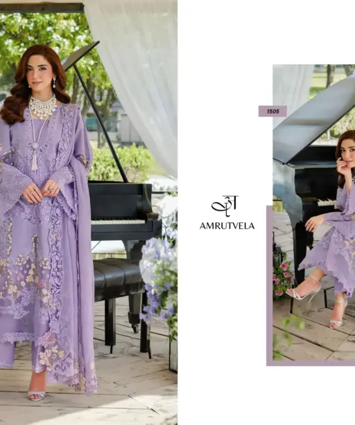Amrutvela Elaf Luxury Lawn Collection Vol 4