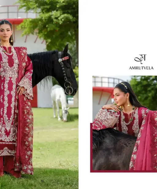Amrutvela Elaf Luxury Lawn Collection Vol 4