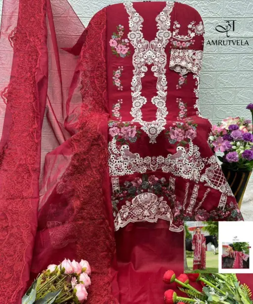 Amrutvela Elaf Luxury Lawn Collection Vol 4