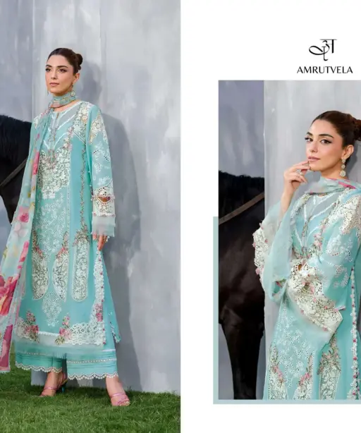 Amrutvela Elaf Luxury Lawn Collection Vol 4