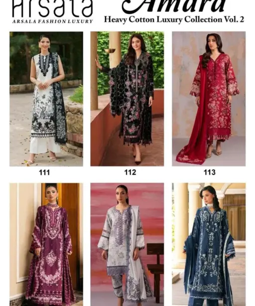 Arsala Fashion amara heavy cotton luxury collection Vol 2